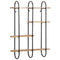vidaXL Wall Shelf 90x20x116.5 cm Solid Rough Wood Mango