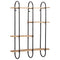 vidaXL Wall Shelf 90x20x116.5 cm Solid Rough Wood Mango