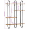 vidaXL Wall Shelf 90x20x116.5 cm Solid Rough Wood Mango