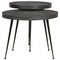 vidaXL Coffee Table 2 pcs Black Engineered Wood