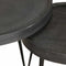 vidaXL Coffee Table 3 pcs Black Engineered Wood