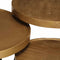 vidaXL Coffee Table 3 pcs Golden Engineered Wood