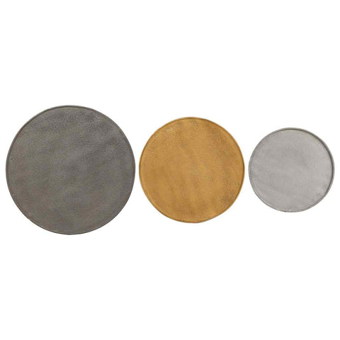 vidaXL Coffee Table 3 pcs Multicolour Engineered Wood