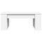 vidaXL Coffee Table White 102x55x42 cm Engineered Wood