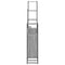 vidaXL 4 Piece Bathroom Cabinet Set Grey Sonoma Engineered Wood