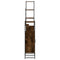 vidaXL 4 Piece Bathroom Cabinet Set Smoked Oak Engineered Wood
