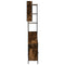 vidaXL 3 Piece Bathroom Cabinet Set Smoked Oak Engineered Wood