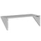 vidaXL Wall Shelf 100x45x31 cm Silver Stainless Steel