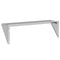 vidaXL Wall Shelf 100x30x31 cm Silver Stainless Steel