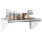 vidaXL Wall Shelf 75x45x31 cm Silver Stainless Steel