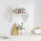 vidaXL Wall Shelf 50x30x31 cm Silver Stainless Steel