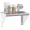 vidaXL Wall Shelf 50x30x31 cm Silver Stainless Steel