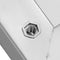 vidaXL Wall Shelves 2 pcs 100x40x3 cm Silver Stainless Steel