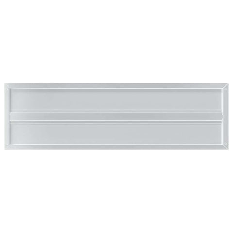 vidaXL Wall Shelves 2 pcs 100x30x3 cm Silver Stainless Steel