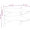 vidaXL 2-Tier Wall Shelf 50x40x48 cm Silver Stainless Steel
