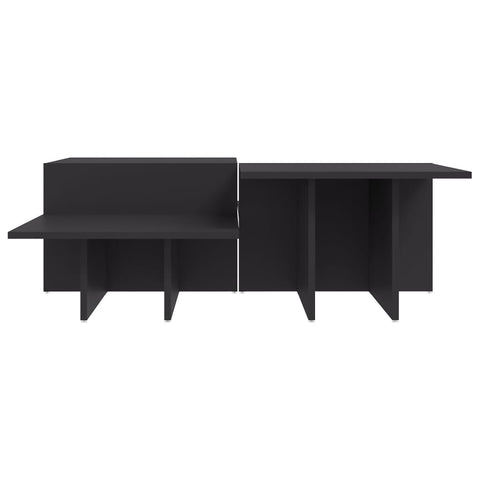 vidaXL Coffee Tables 2 pcs Grey Engineered Wood