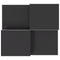 vidaXL Coffee Tables 2 pcs Grey Engineered Wood
