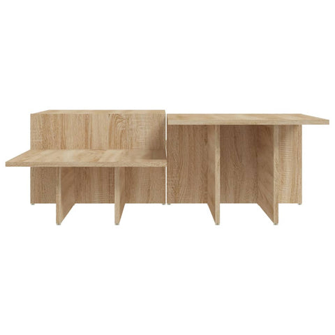 vidaXL Coffee Tables 2 pcs Sonoma Oak Engineered Wood