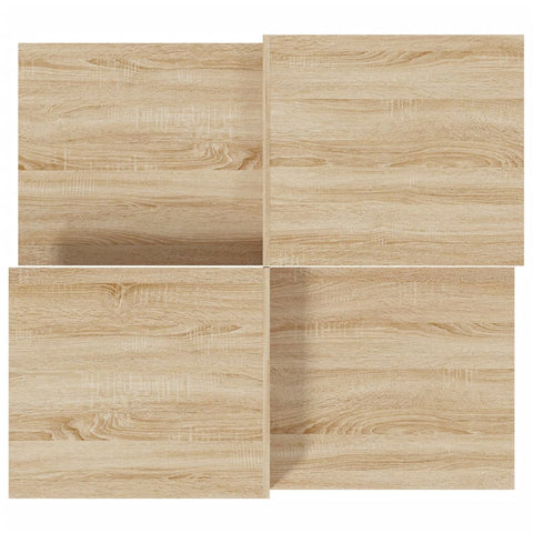 vidaXL Coffee Tables 2 pcs Sonoma Oak Engineered Wood
