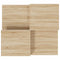 vidaXL Coffee Tables 2 pcs Sonoma Oak Engineered Wood