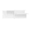 vidaXL Coffee Tables 2 pcs High Gloss White Engineered Wood