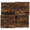 vidaXL Coffee Tables 2 pcs Smoked Oak Engineered Wood