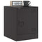 vidaXL Bedside Cabinet Black 34.5x39x44 cm Steel
