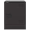vidaXL Bedside Cabinet Black 34.5x39x44 cm Steel