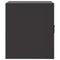 vidaXL Bedside Cabinet Black 34.5x39x44 cm Steel
