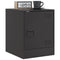 vidaXL Bedside Cabinets 2pcs Black 34.5x39x44 cm Steel
