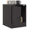 vidaXL Bedside Cabinets 2pcs Black 34.5x39x44 cm Steel