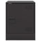 vidaXL Bedside Cabinets 2pcs Black 34.5x39x44 cm Steel