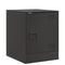 vidaXL Bedside Cabinets 2pcs Black 34.5x39x44 cm Steel