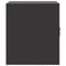 vidaXL Bedside Cabinets 2pcs Black 34.5x39x44 cm Steel