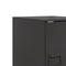 vidaXL Bedside Cabinets 2pcs Black 34.5x39x44 cm Steel