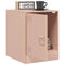 vidaXL Bedside Cabinet Pink 34.5x39x44 cm Steel