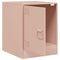 vidaXL Bedside Cabinet Pink 34.5x39x44 cm Steel