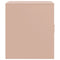 vidaXL Bedside Cabinet Pink 34.5x39x44 cm Steel