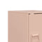 vidaXL Bedside Cabinet Pink 34.5x39x44 cm Steel