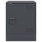 vidaXL Bedside Cabinets 2 pcs Anthracite 34.5x39x44 cm Steel