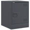 vidaXL Bedside Cabinets 2 pcs Anthracite 34.5x39x44 cm Steel