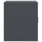 vidaXL Bedside Cabinets 2 pcs Anthracite 34.5x39x44 cm Steel