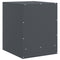 vidaXL Bedside Cabinets 2 pcs Anthracite 34.5x39x44 cm Steel