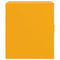 vidaXL Bedside Cabinets 2 pcs Mustard Yellow 34.5x39x44 cm Steel