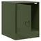 vidaXL Bedside Cabinets 2 pcs Olive Green 34.5x39x44 cm Steel