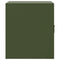 vidaXL Bedside Cabinets 2 pcs Olive Green 34.5x39x44 cm Steel
