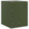 vidaXL Bedside Cabinets 2 pcs Olive Green 34.5x39x44 cm Steel