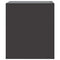 vidaXL Bedside Cabinet Black 34.5x39x44 cm Steel
