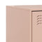 vidaXL Bedside Cabinet Pink 34.5x39x44 cm Steel