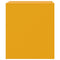vidaXL Bedside Cabinets 2 pcs Yellow 34.5x39x44 cm Steel